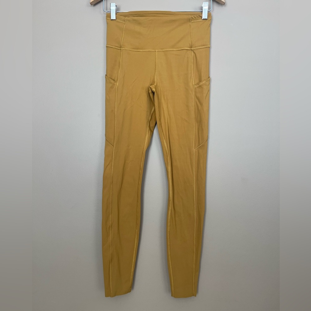 {Lululemon} Fast and Free High-Rise Tight 28" Brushed Nulux in Spiced Bronze - 6